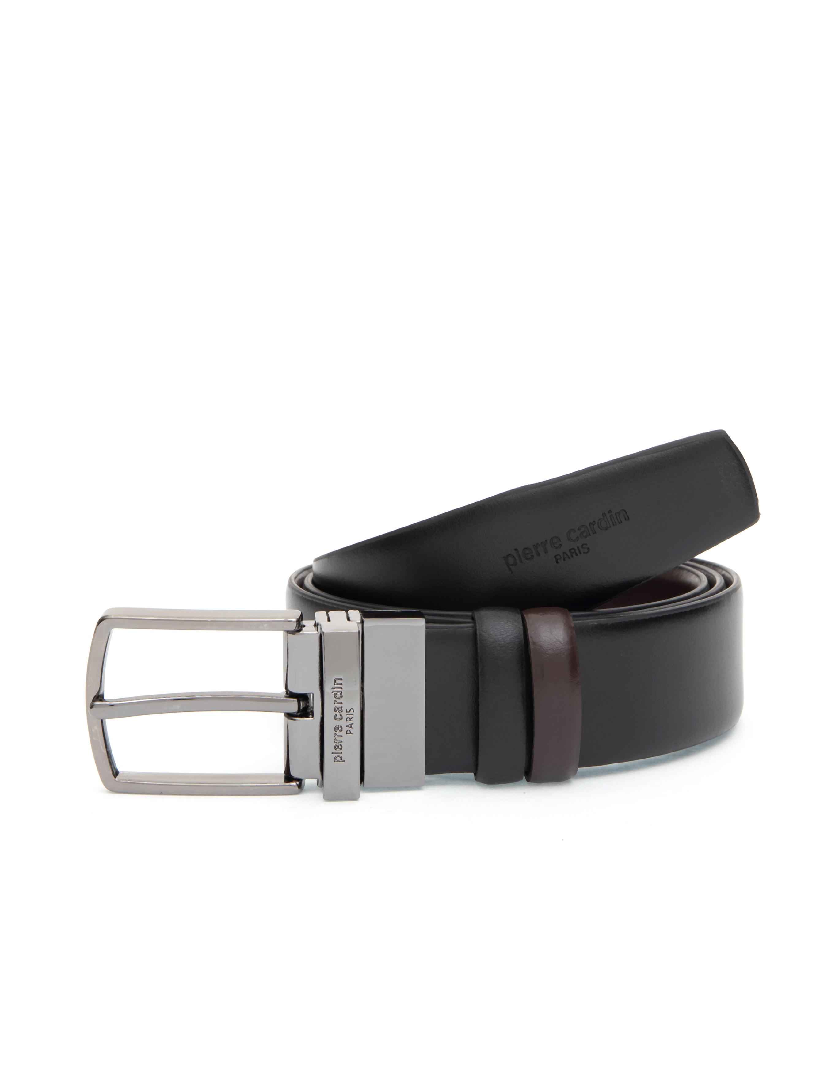 Siyah %100 Deri Çift Taraflı Kemer