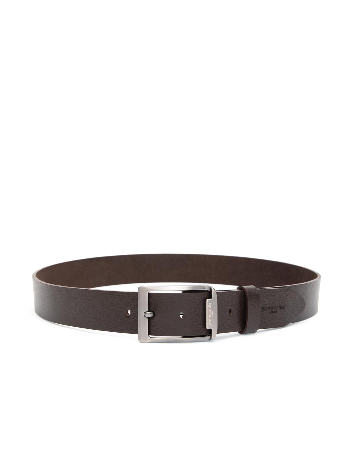 Kahverengi %100 Deri Denim Kemer - 50321930001