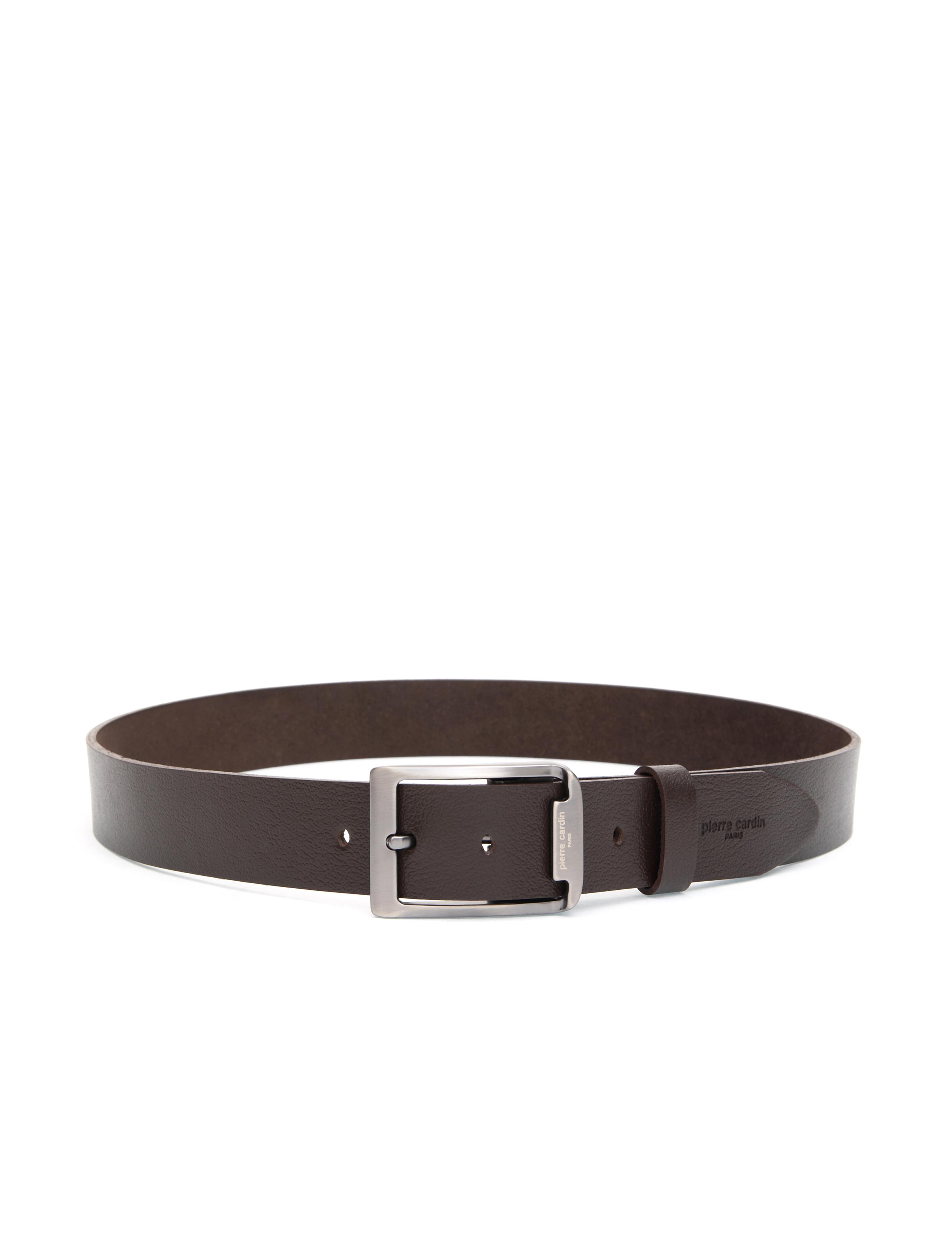 Kahverengi %100 Deri Denim Kemer