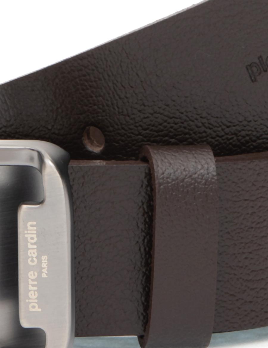 Kahverengi %100 Deri Denim Kemer