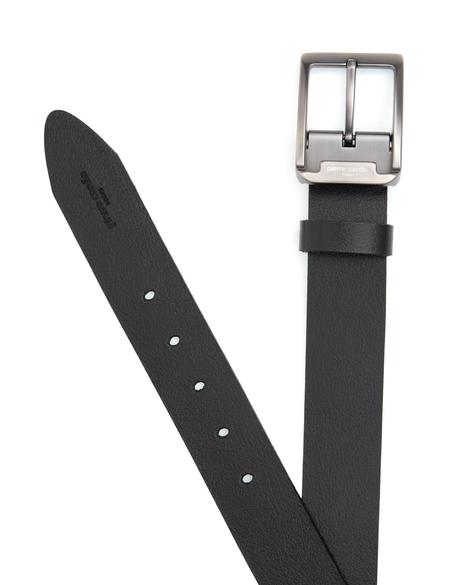 Siyah %100 Deri Denim Kemer - 50321930015