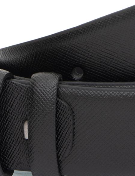 Siyah %100 Deri Kemer - 50321936006