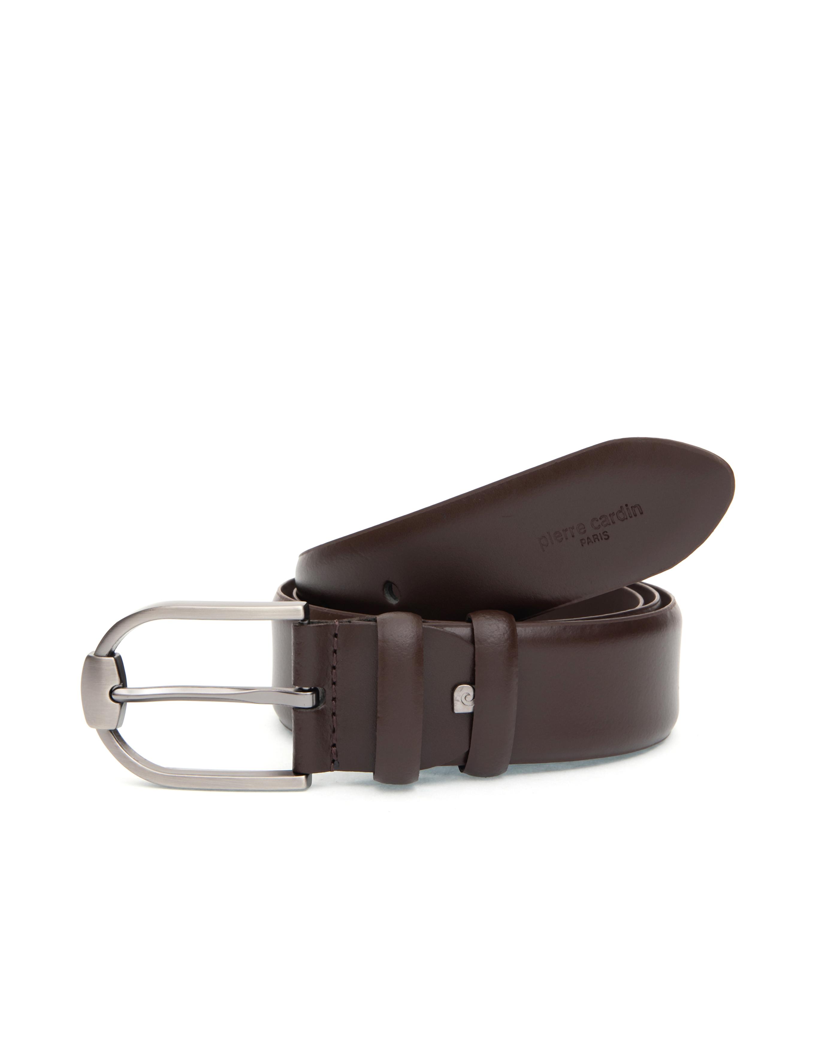 Kahverengi %100 Deri Denim Kemer