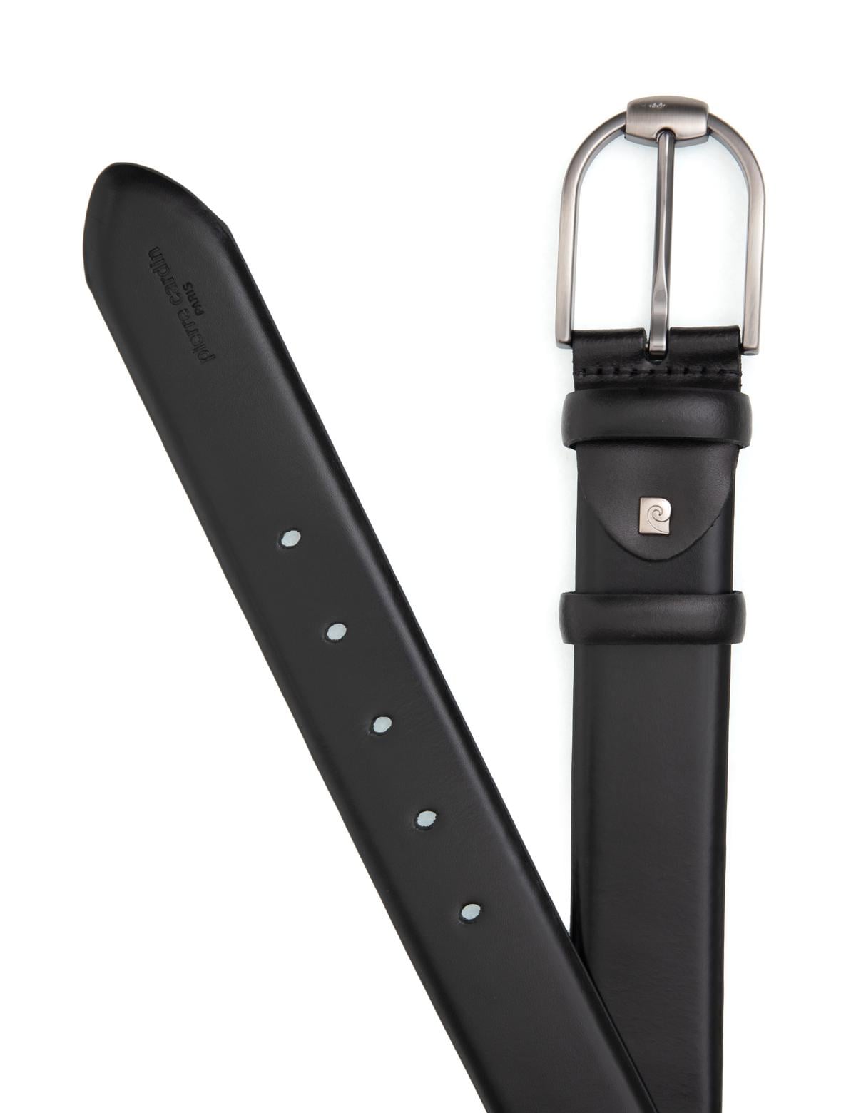 Siyah %100 Deri Denim Kemer