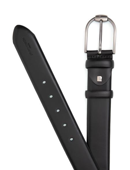 Siyah %100 Deri Denim Kemer - 50321935009