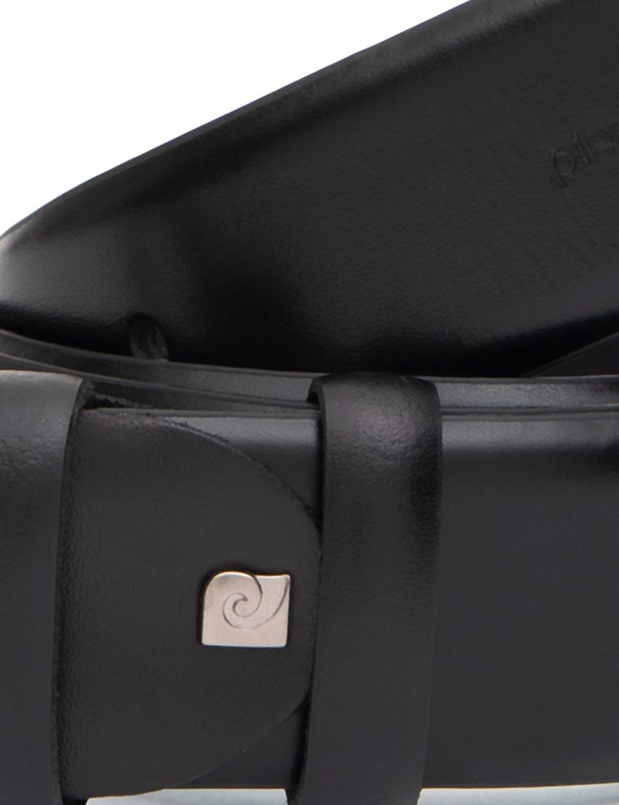 Siyah %100 Deri Denim Kemer