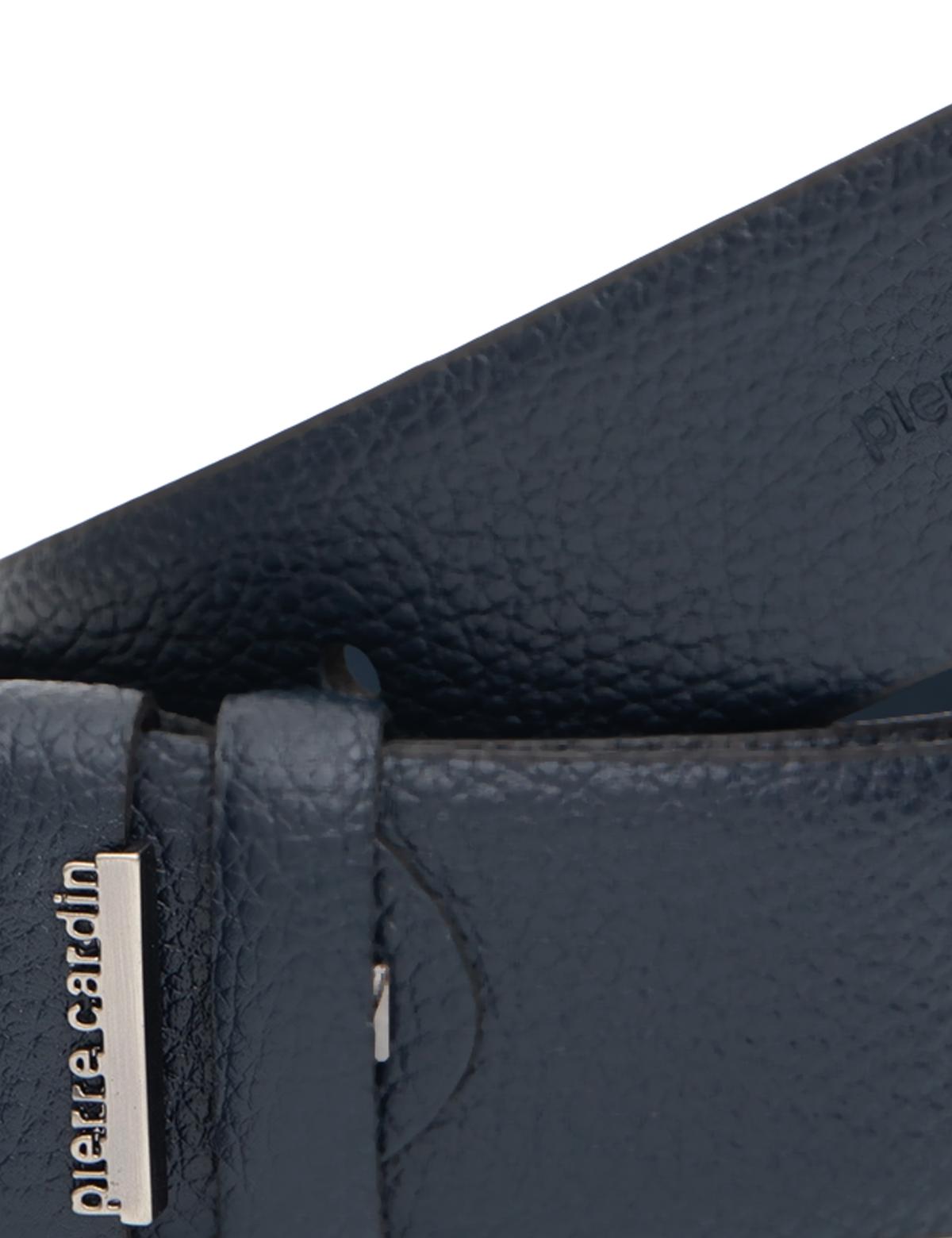 Lacivert %100 Deri Denim Kemer - 50321934003