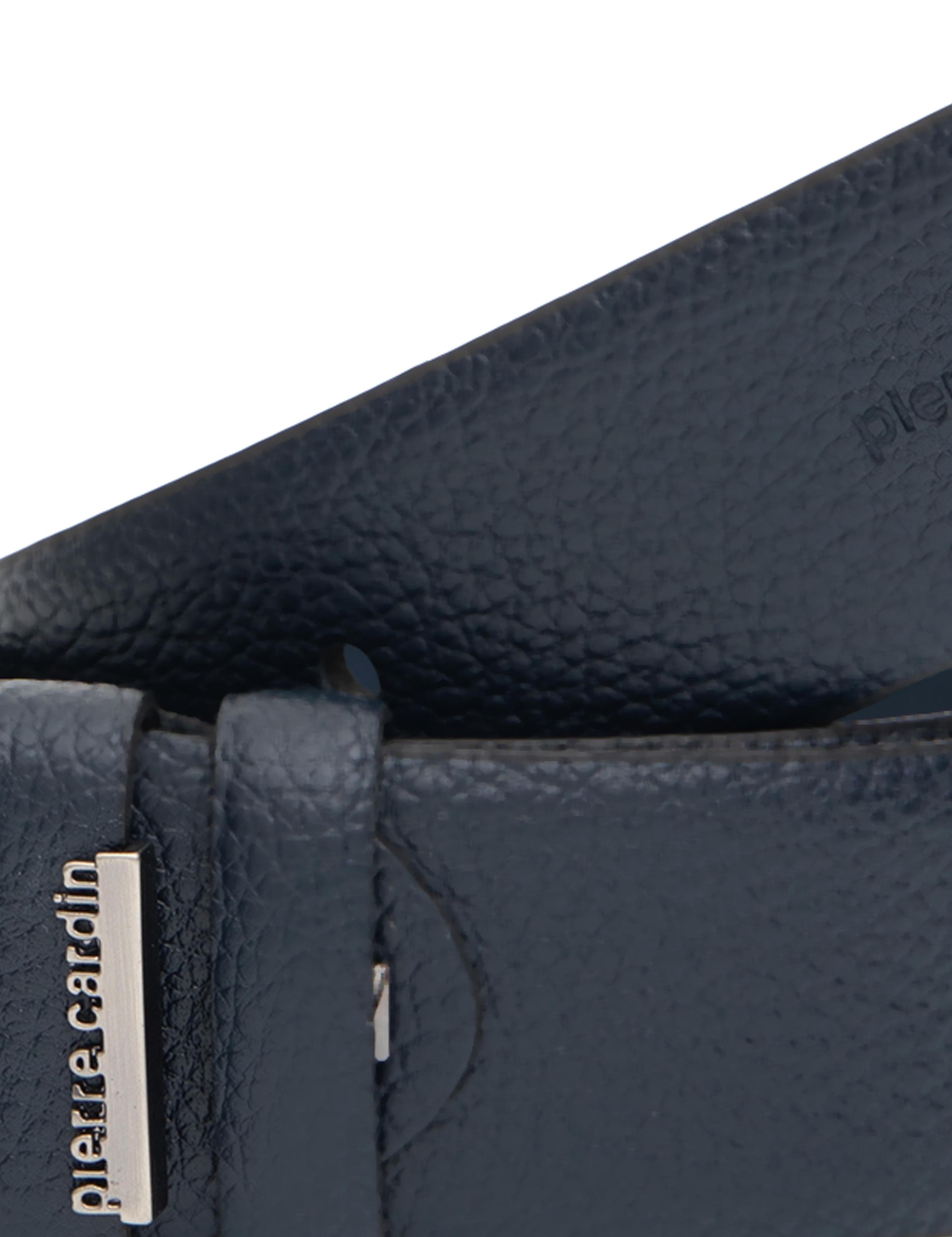 Lacivert %100 Deri Denim Kemer