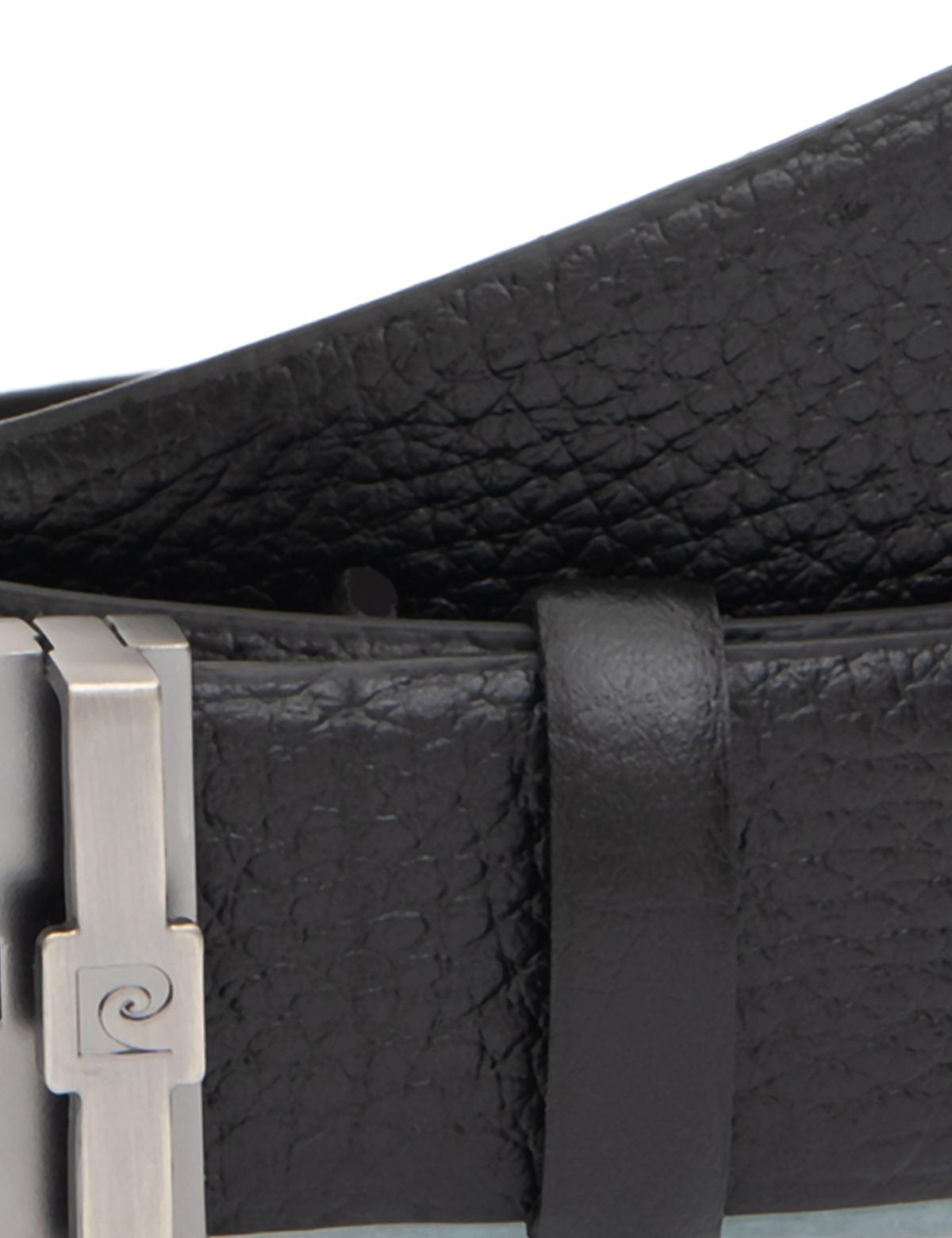 Siyah %100 Deri Kemer - 50321932004