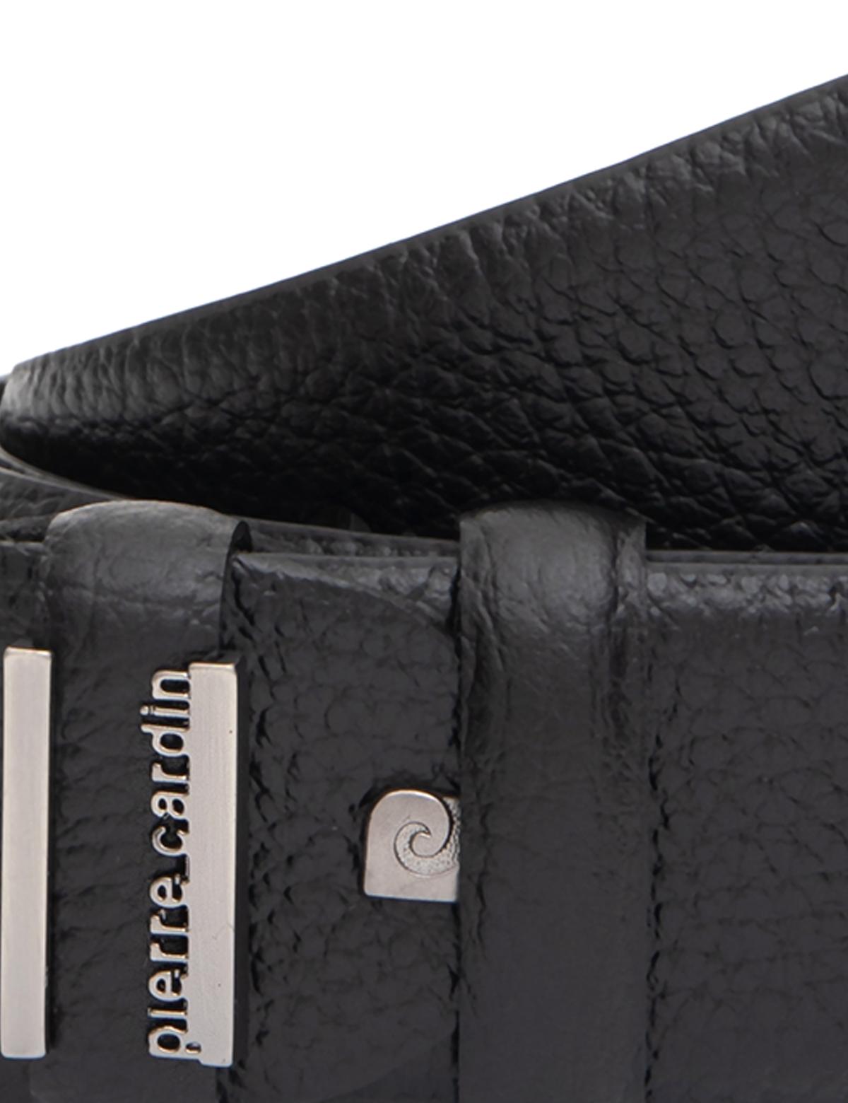 Siyah %100 Deri Denim Kemer - 50321934008