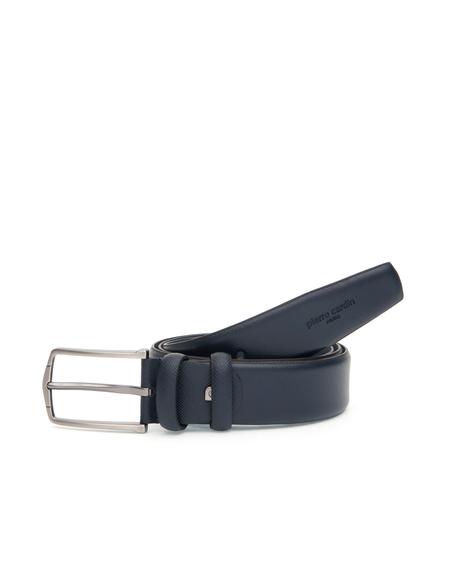 Lacivert %100 Deri Kemer - 50321936007