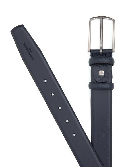 Lacivert %100 Deri Kemer - 50321936007