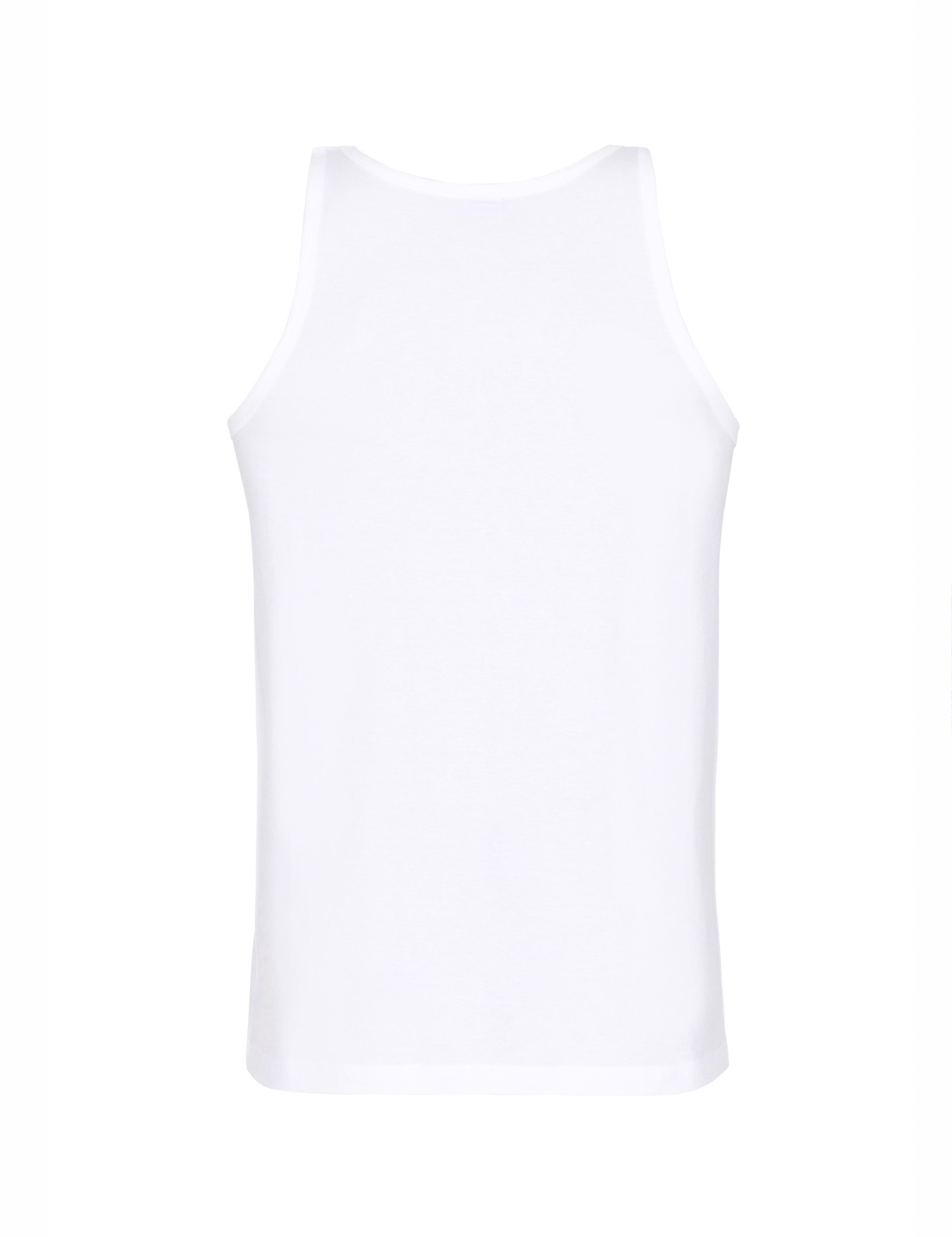 Beyaz Pamuk Modal Karışımlı 2'li Atlet