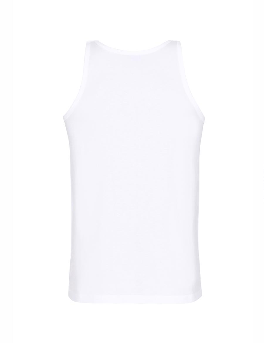 Beyaz Pamuk Modal Karışımlı 2'li Atlet