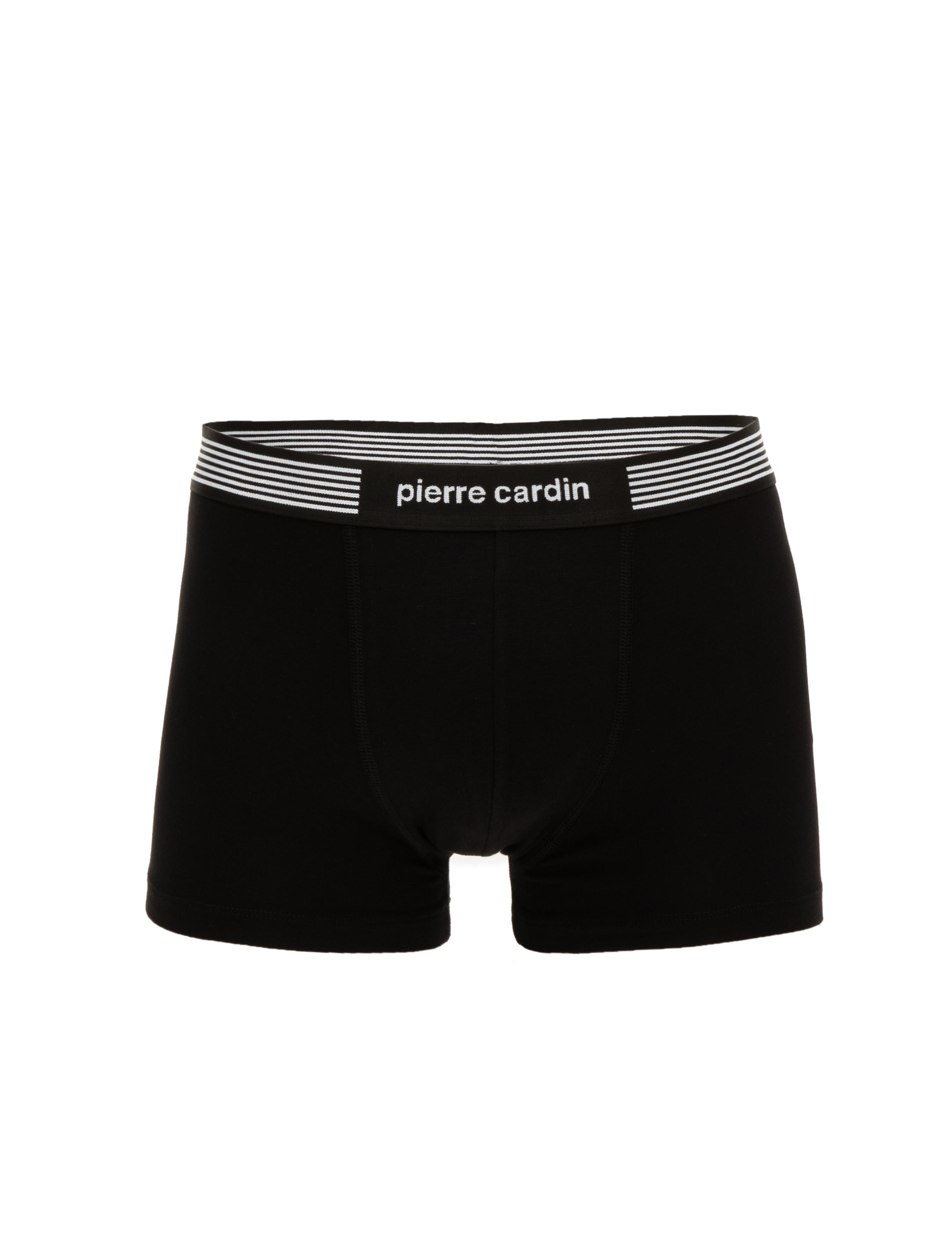 Siyah Pamuk Modal Karışımlı 3'lü Boxer