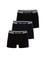 Siyah Pamuk Modal Karışımlı 3'lü Boxer