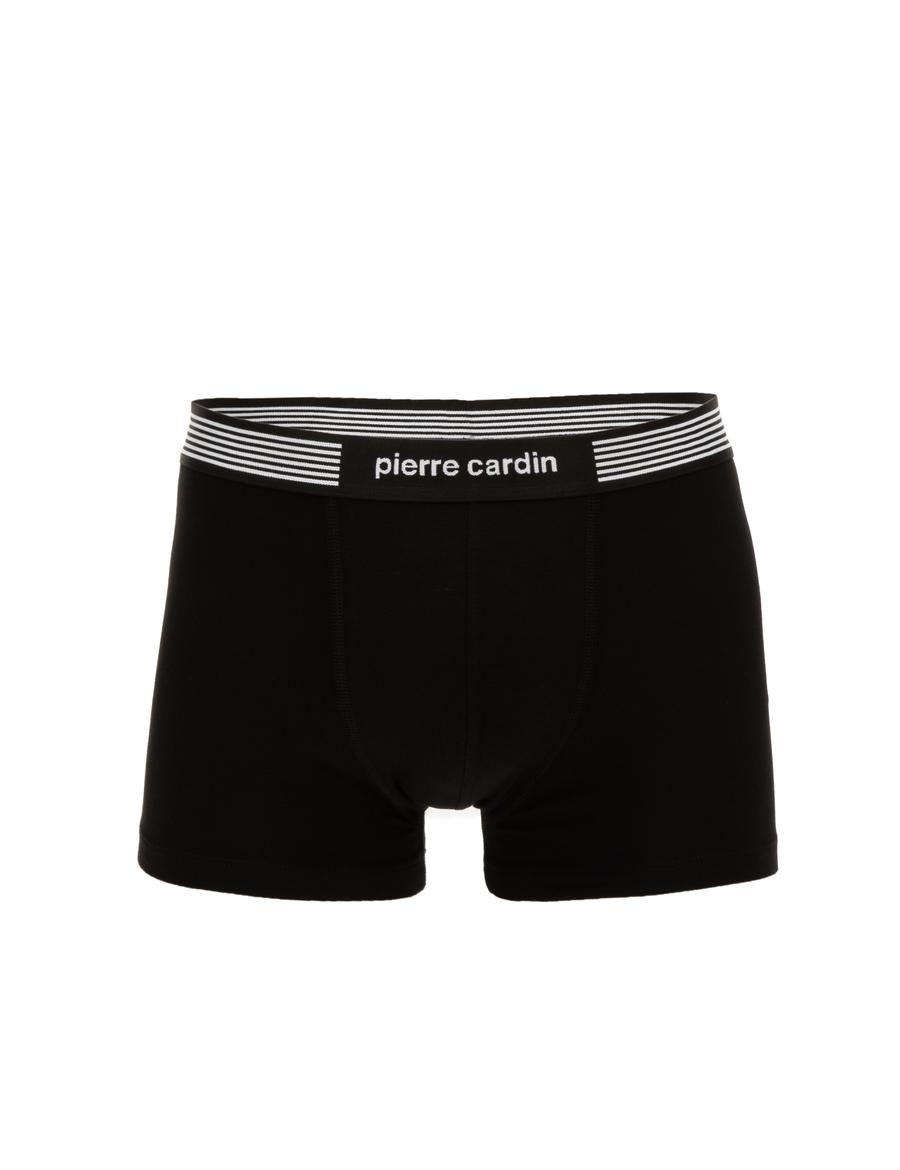 Siyah Pamuk Modal Karışımlı 3'lü Boxer