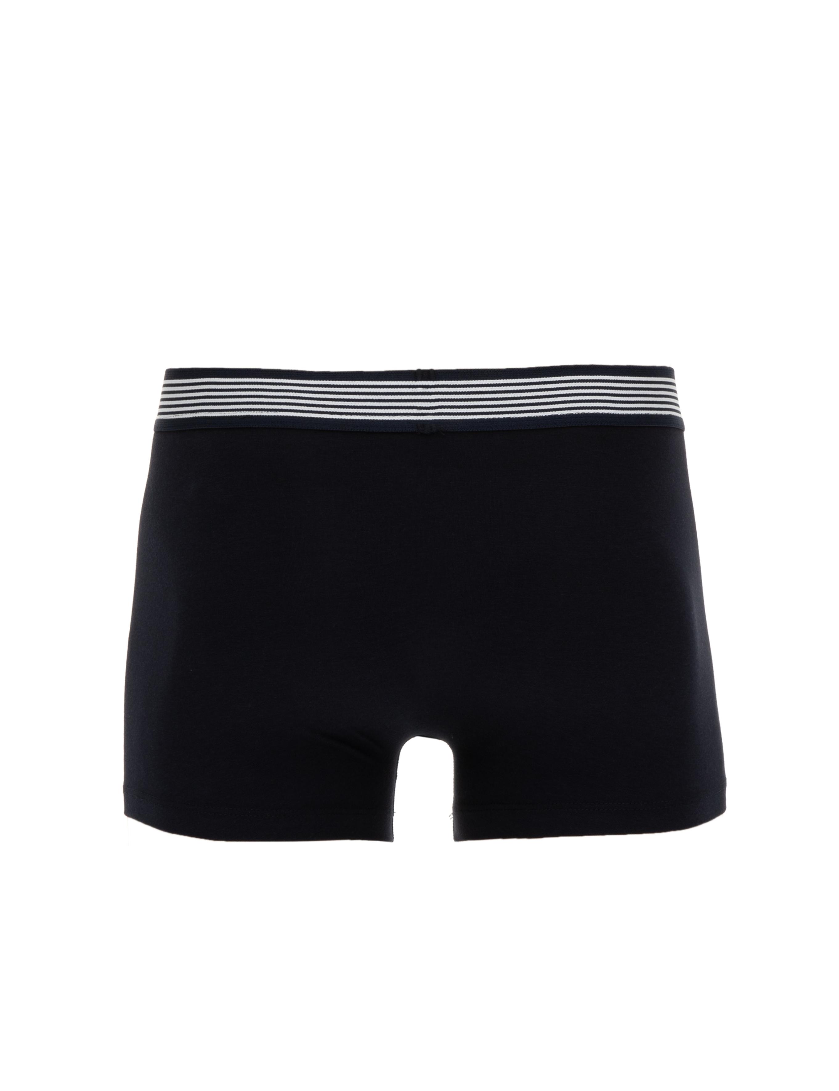 Siyah Pamuk Modal Karışımlı 3'lü Boxer