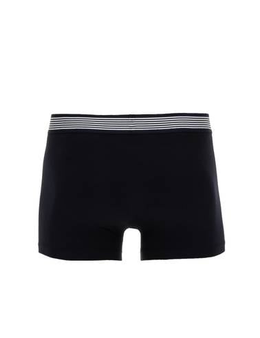 Siyah Pamuk Modal Karışımlı 3'lü Boxer