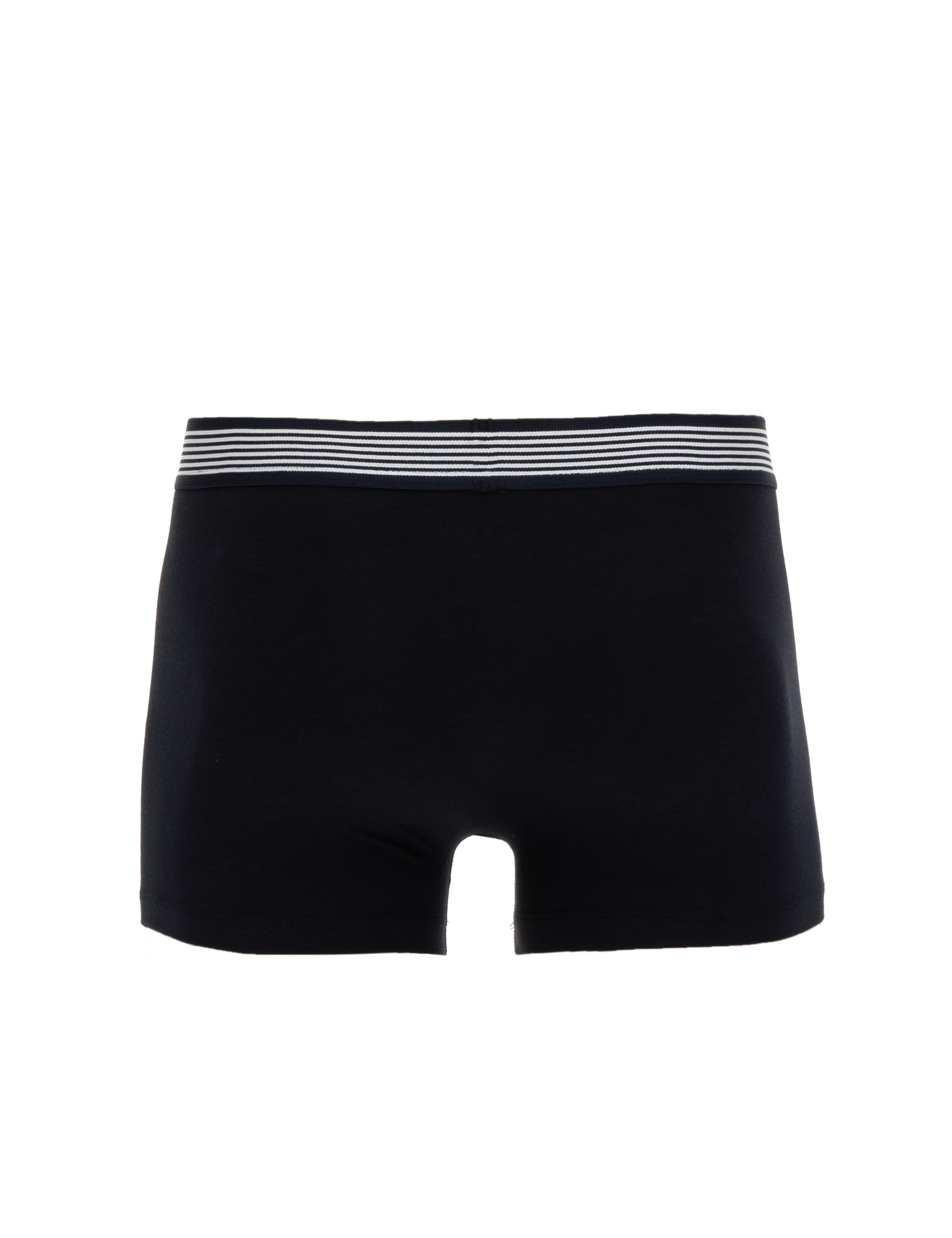 Siyah Pamuk Modal Karışımlı 3'lü Boxer