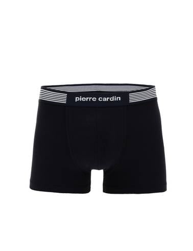 Siyah Pamuk Modal Karışımlı 3'lü Boxer
