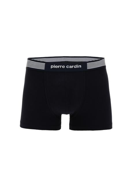 Siyah Pamuk Modal Karışımlı 3'lü Boxer - 50323584004