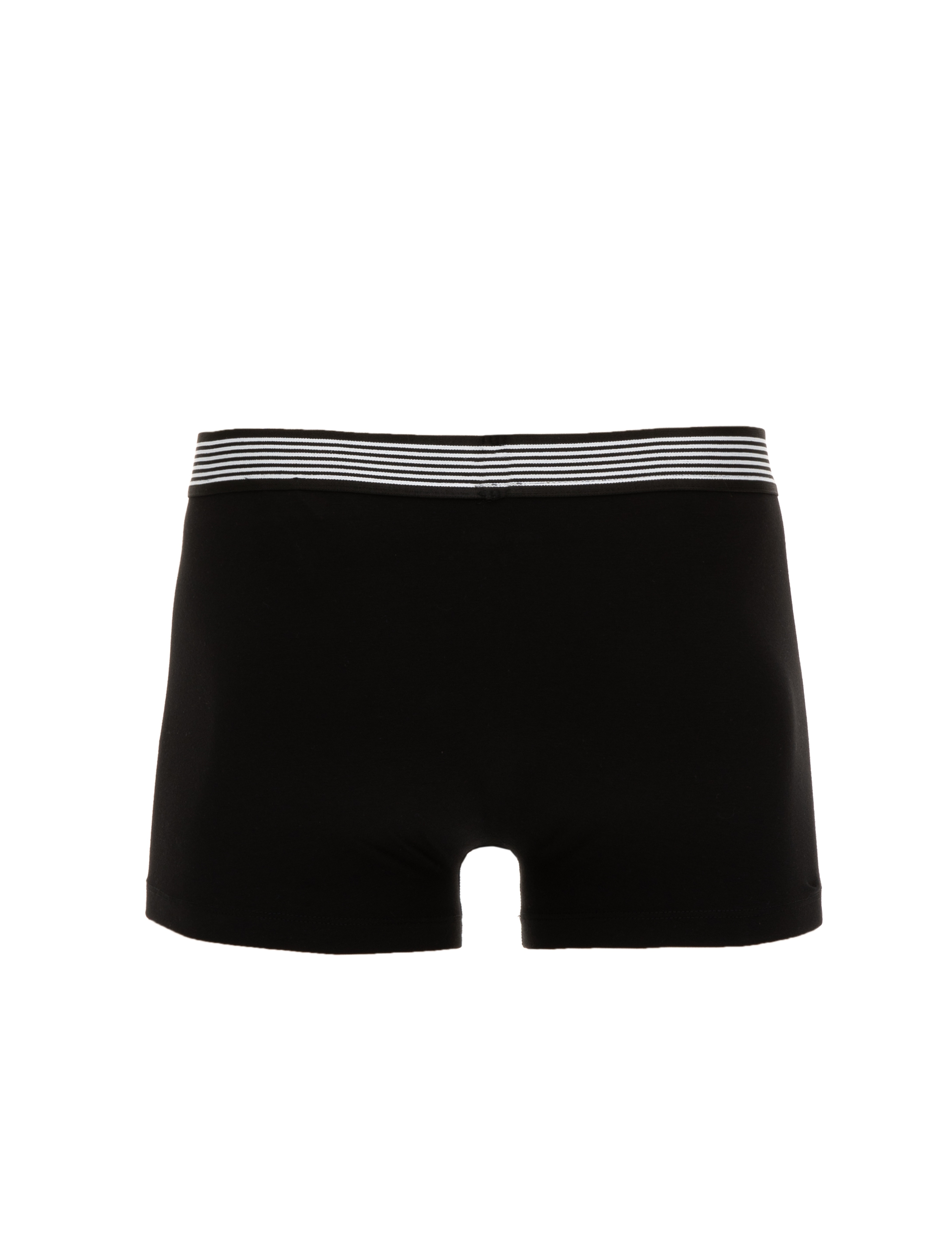 Siyah Pamuk Modal Karışımlı 3'lü Boxer