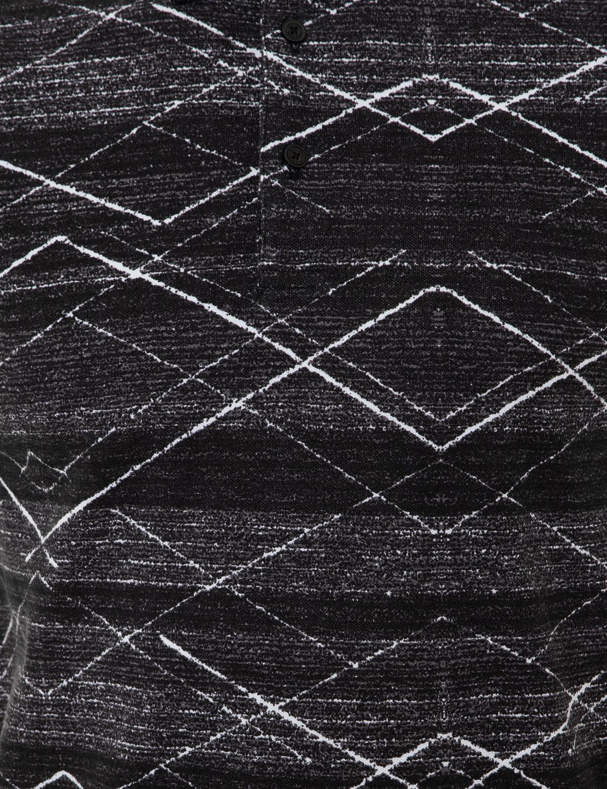 Siyah Slim Fit Tişört - 50232446114