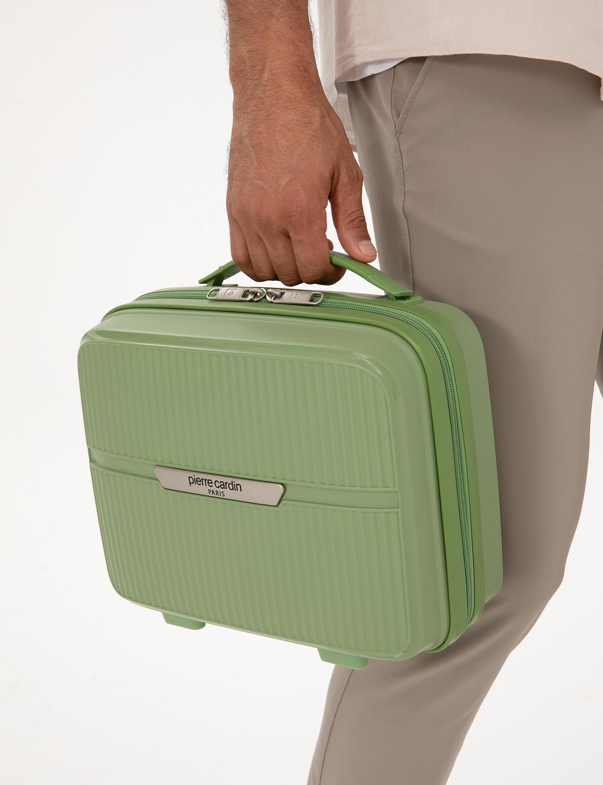 Yeşil Makyaj Çantası El Valizi