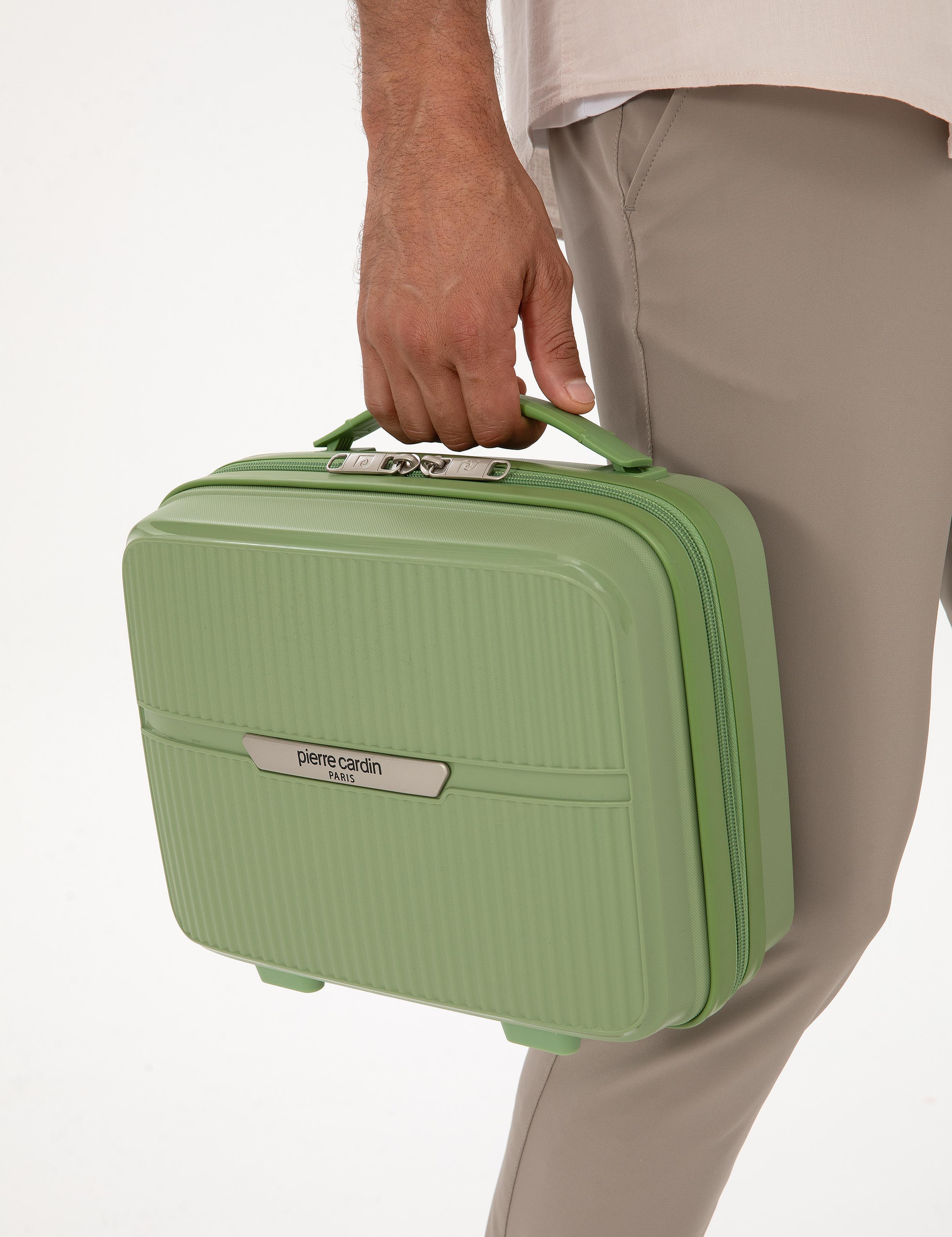 Yeşil Makyaj Çantası El Valizi