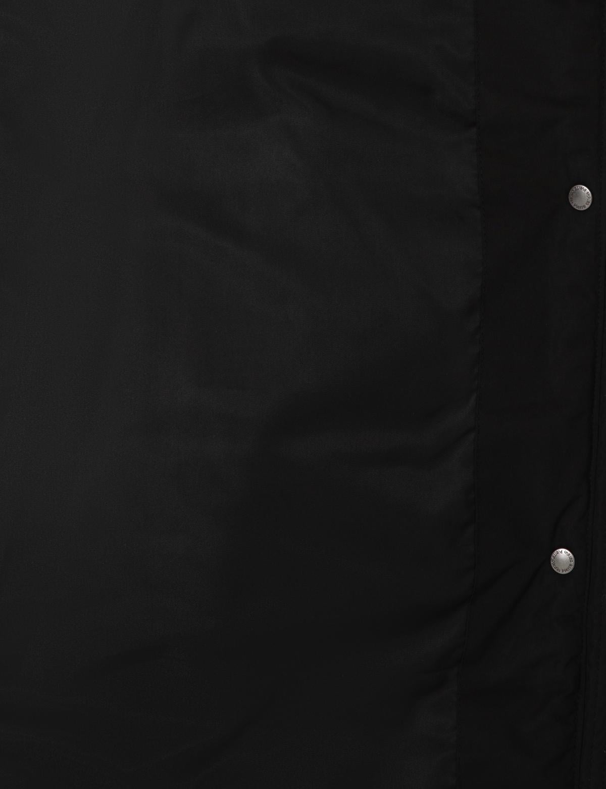 Siyah Çıkarılabilir Kapüşonlu Yelek - 50309044004