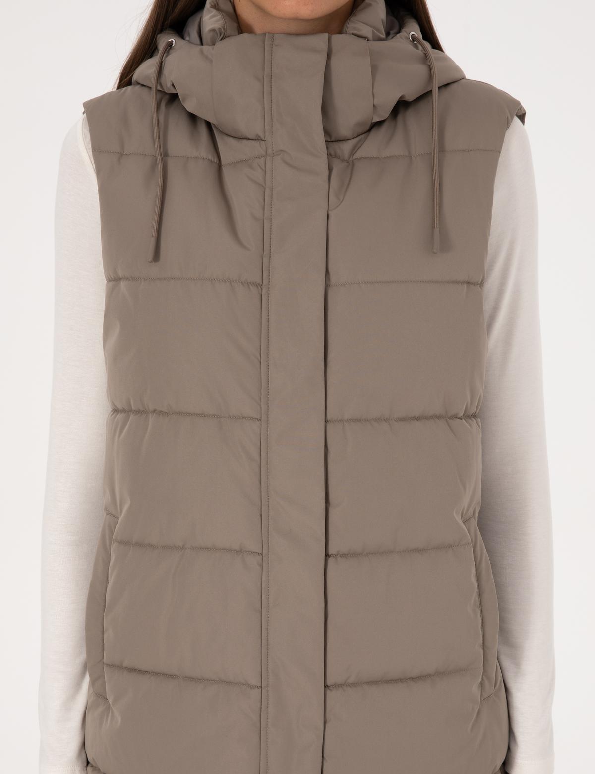 Vizon Çıkarılabilir Kapüşonlu Yelek - 50309044022