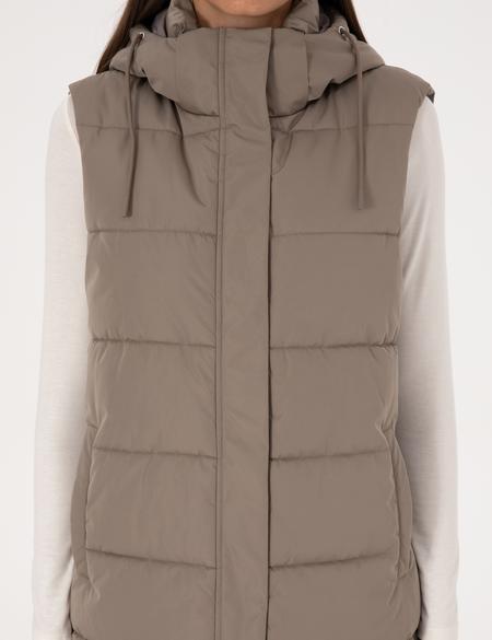 Vizon Çıkarılabilir Kapüşonlu Yelek - 50309044022