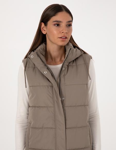 Vizon Çıkarılabilir Kapüşonlu Yelek - 50309044022