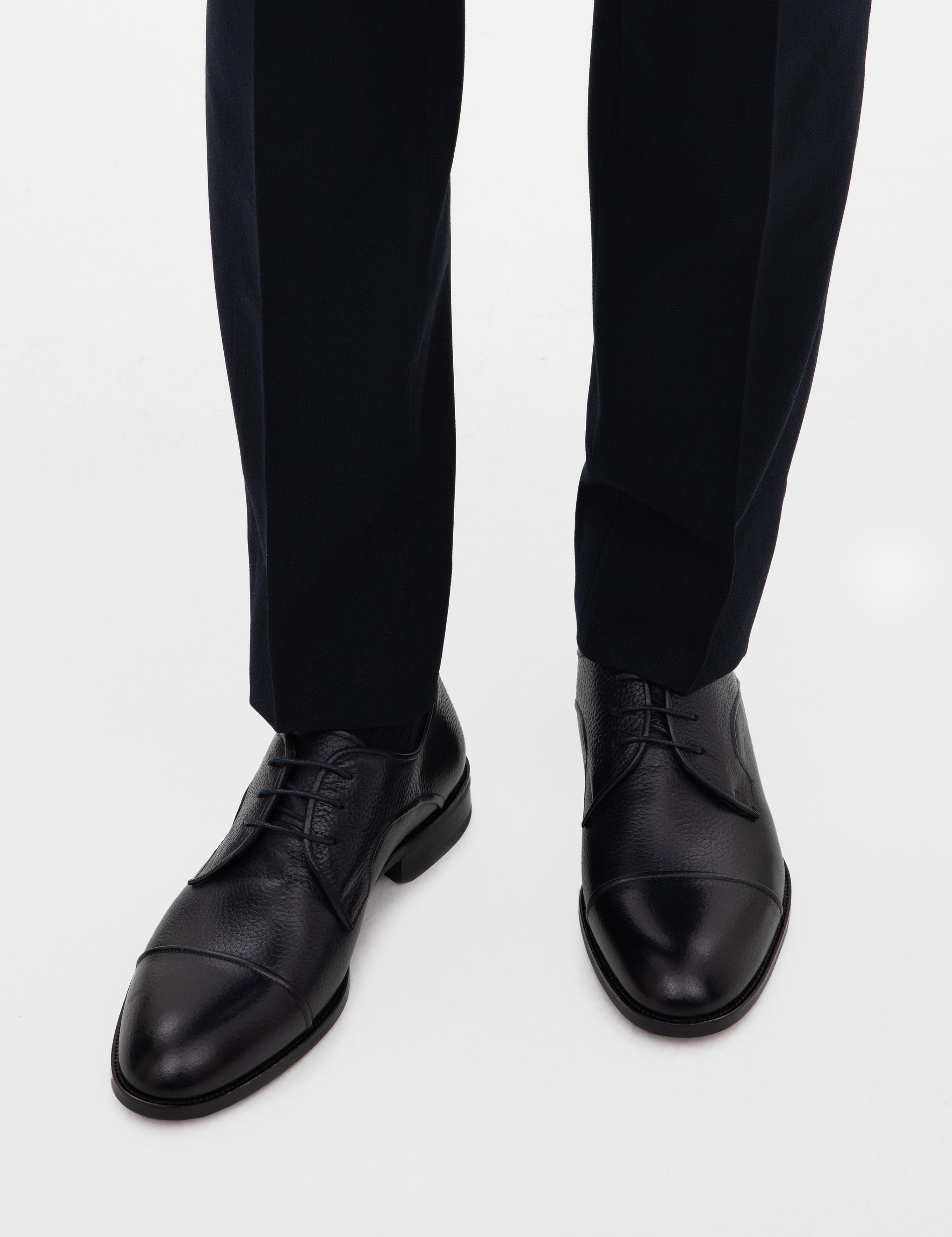 Lacivert %100 Deri Klasik Ayakkabı