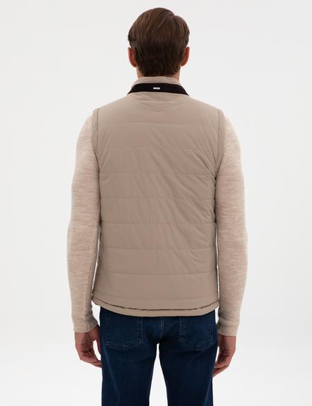 Kahverengi Suni Deri Ceket - 50318039004