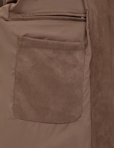 Vizon Suni Deri Ceket - 50318038013