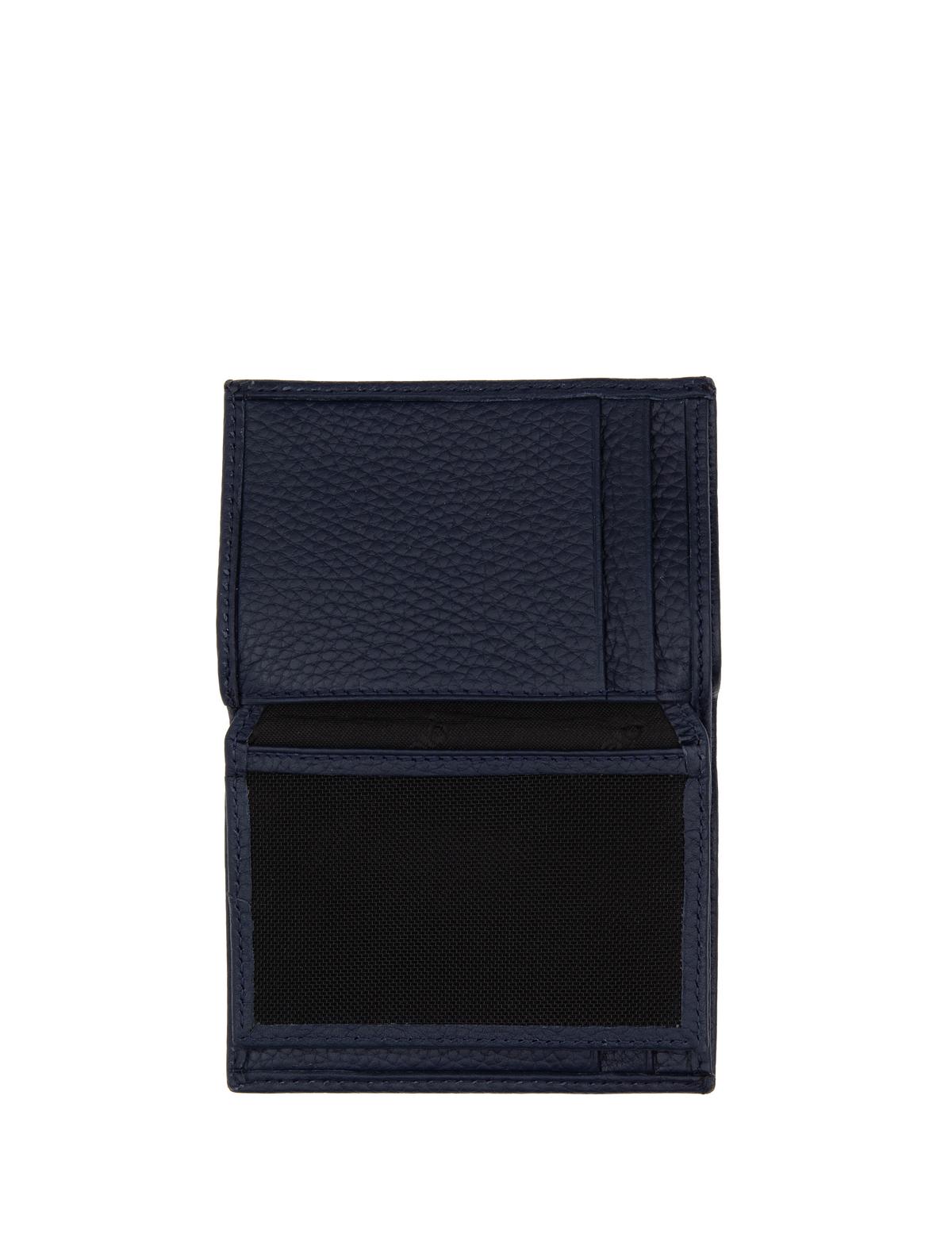 Erkek Lacivert %100 Deri Cüzdan - 50321922001