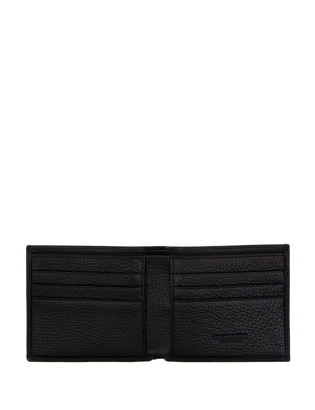 Erkek Siyah %100 Deri Cüzdan - 50321923001