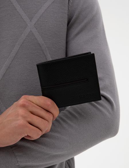 Erkek Siyah %100 Deri Cüzdan - 50321923001