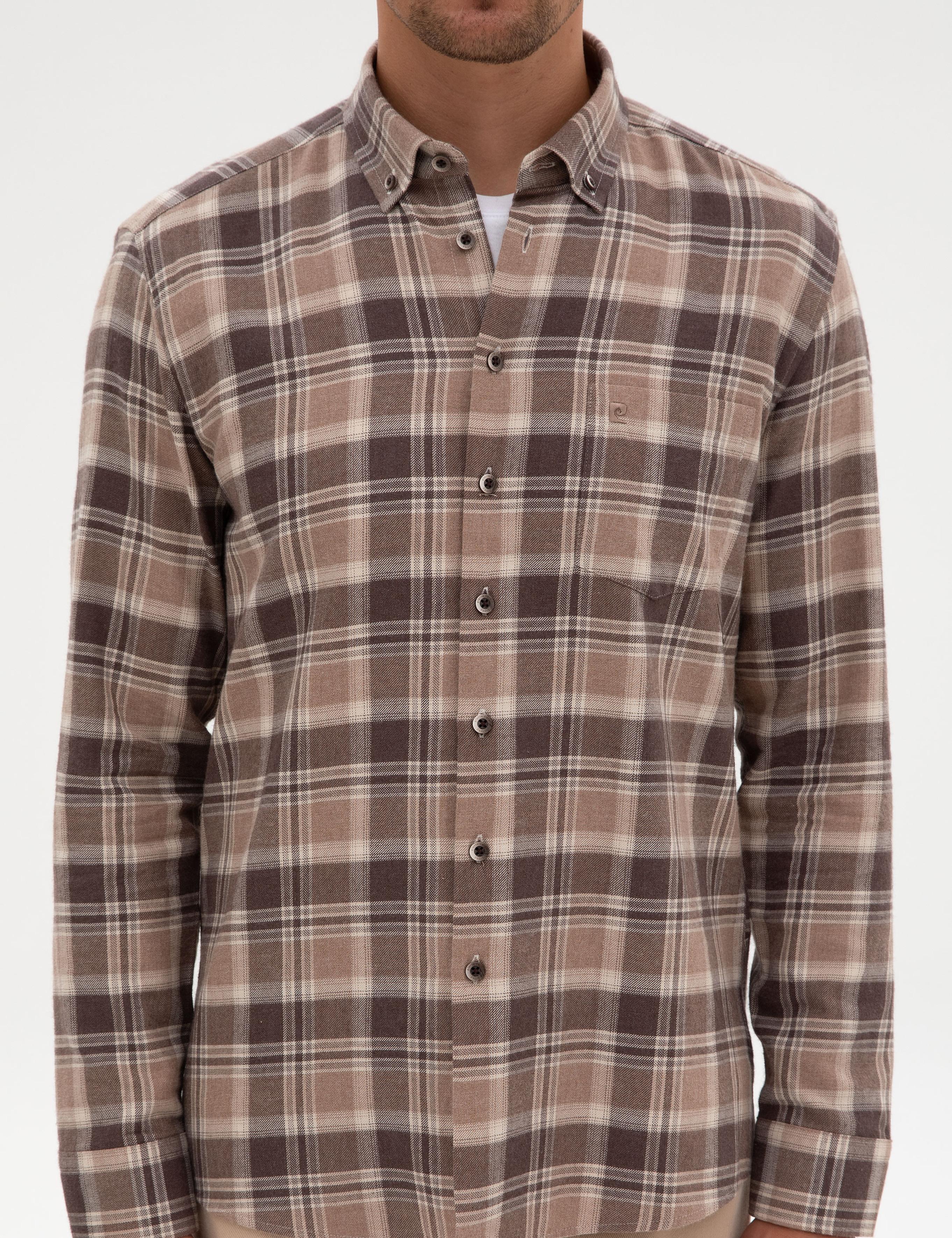 Vizon Oduncu Ekose Regular Fit Uzun Kollu Gömlek