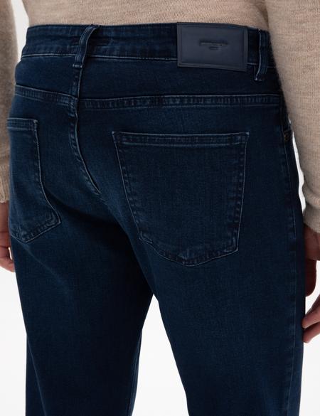 Lacivert Slim Fit Jean Pantolon - 50315281006