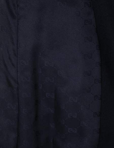 Lacivert Kaşe Kaban - 50308920038