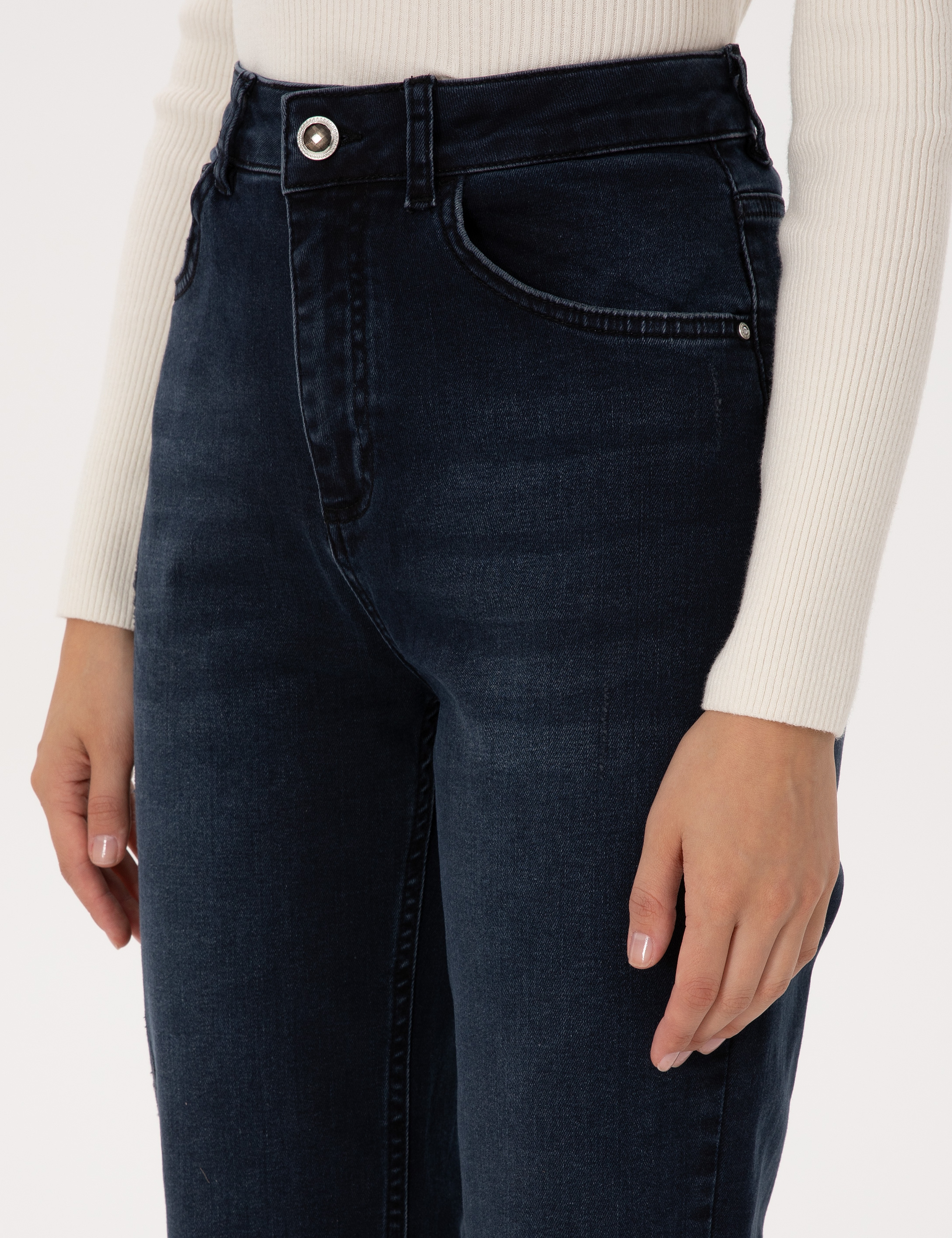 Saks Straight Fit Jean Pantolon
