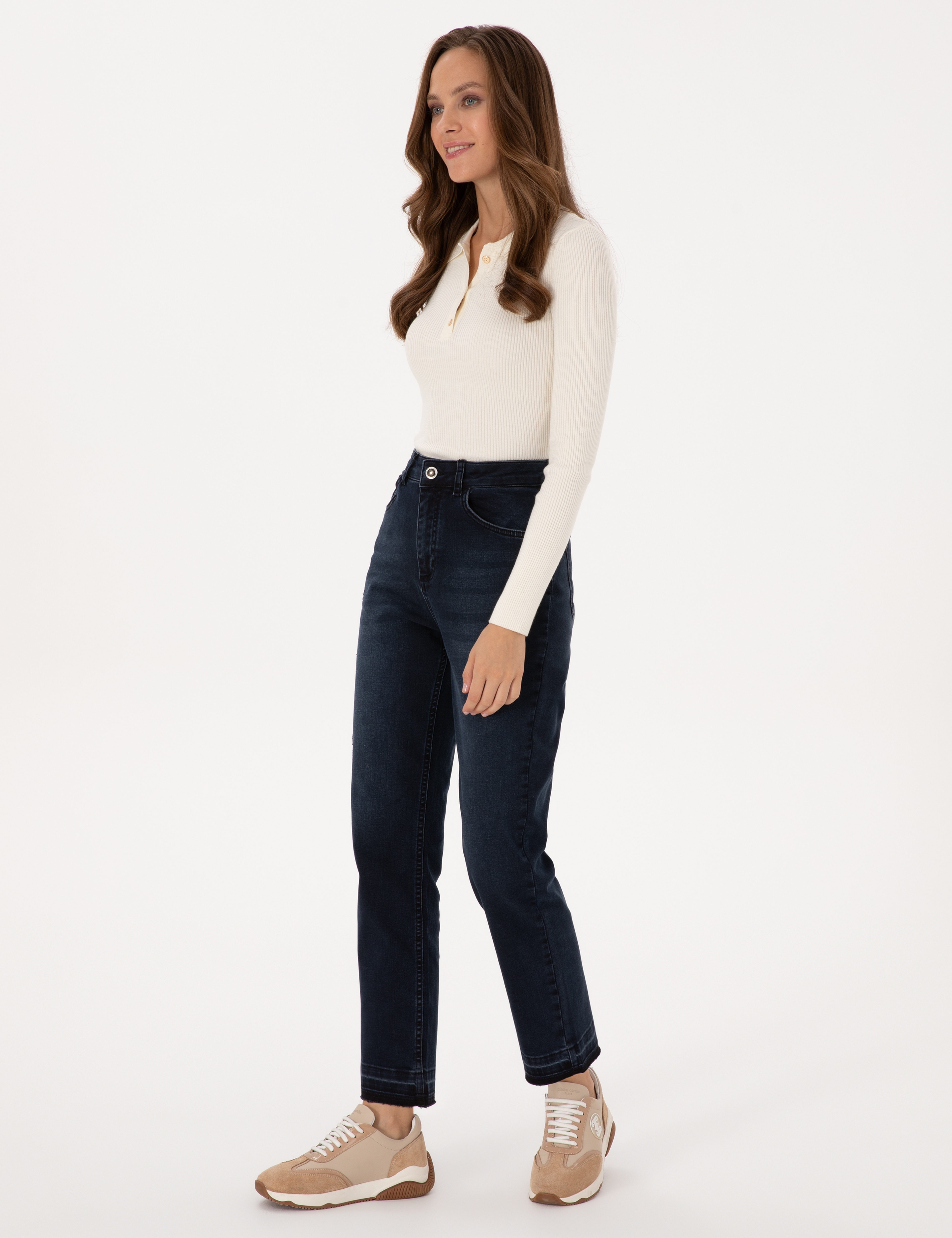 Saks Straight Fit Jean Pantolon - Image 1