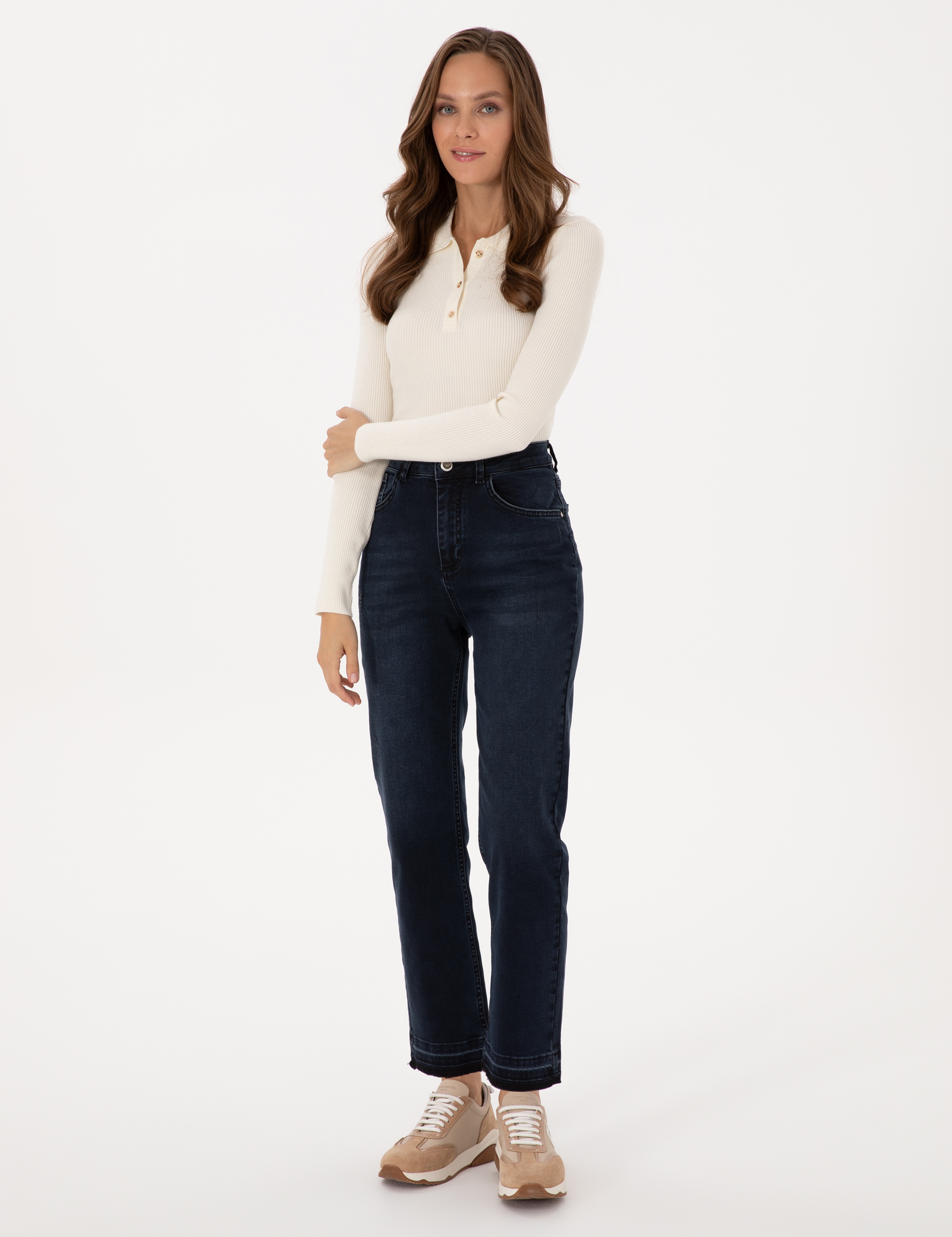 Saks Straight Fit Jean Pantolon - Image 3