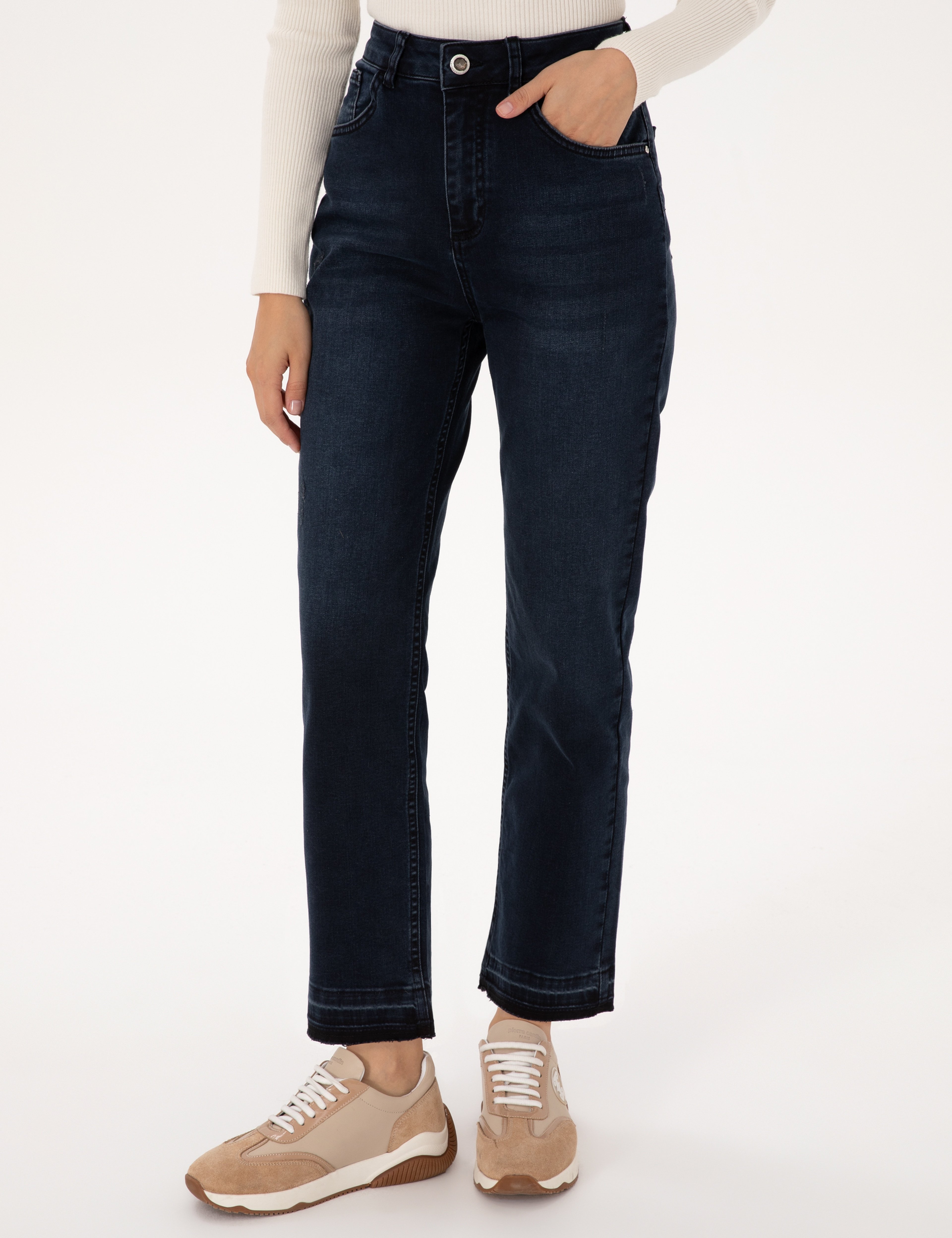 Saks Straight Fit Jean Pantolon - Image 2