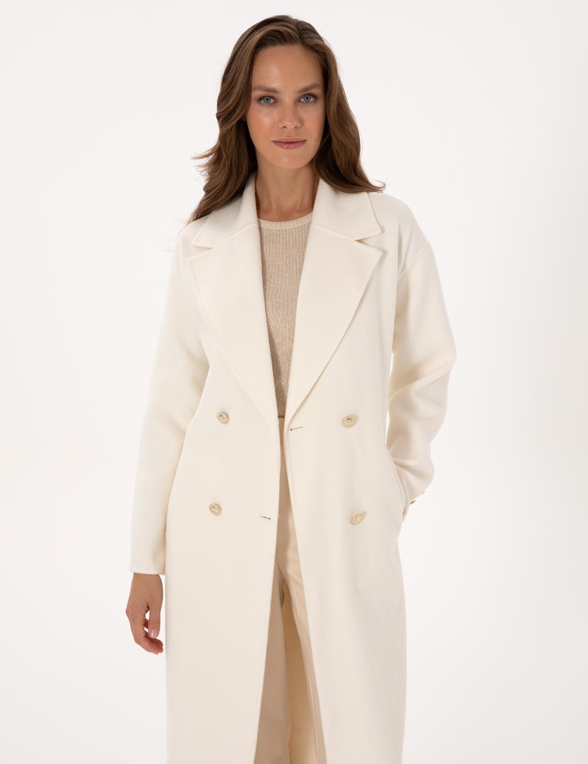 Ekru Kaşe Kaban - 50308929035