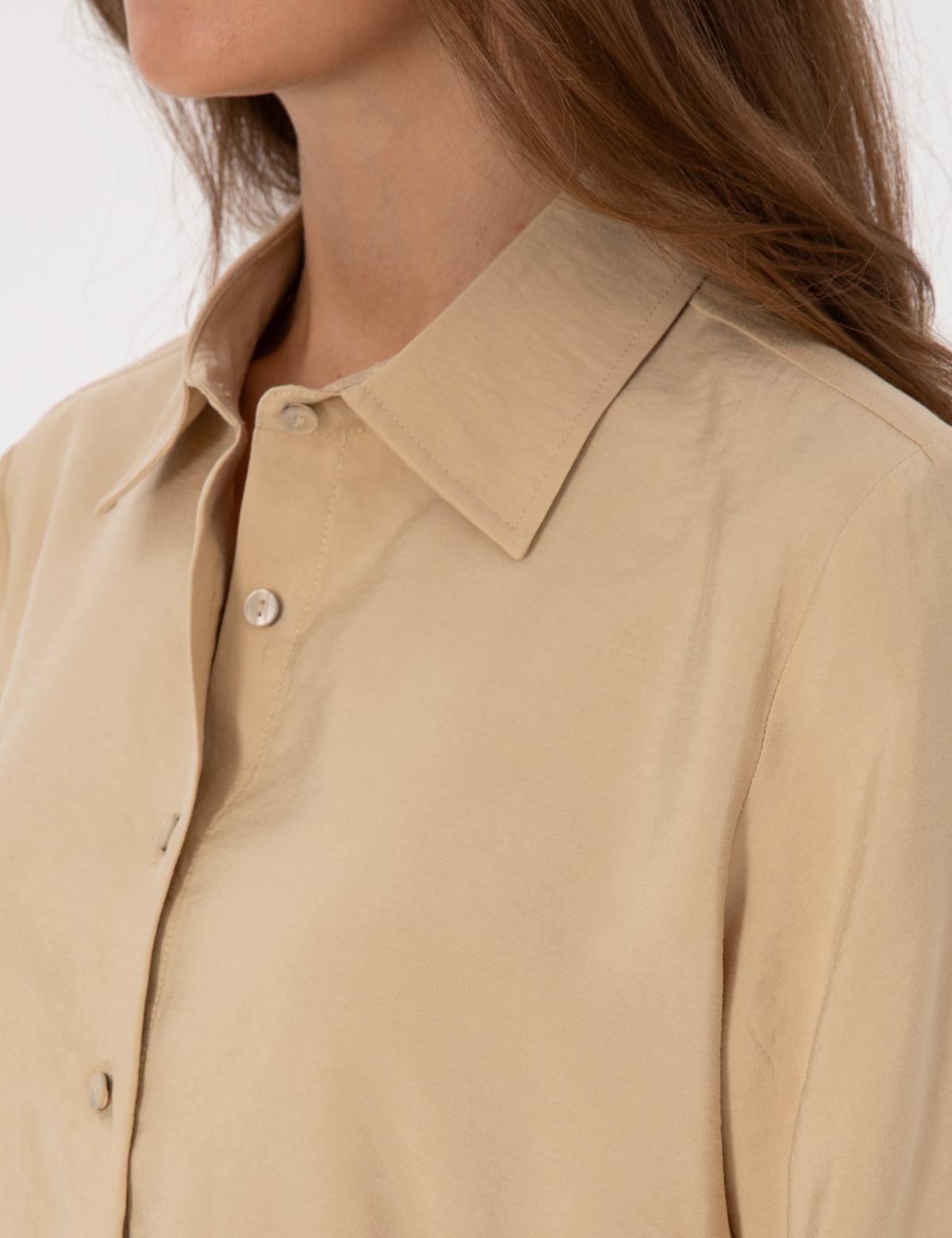 Bej Regular Fit Uzun Kollu Gömlek - 50318195020