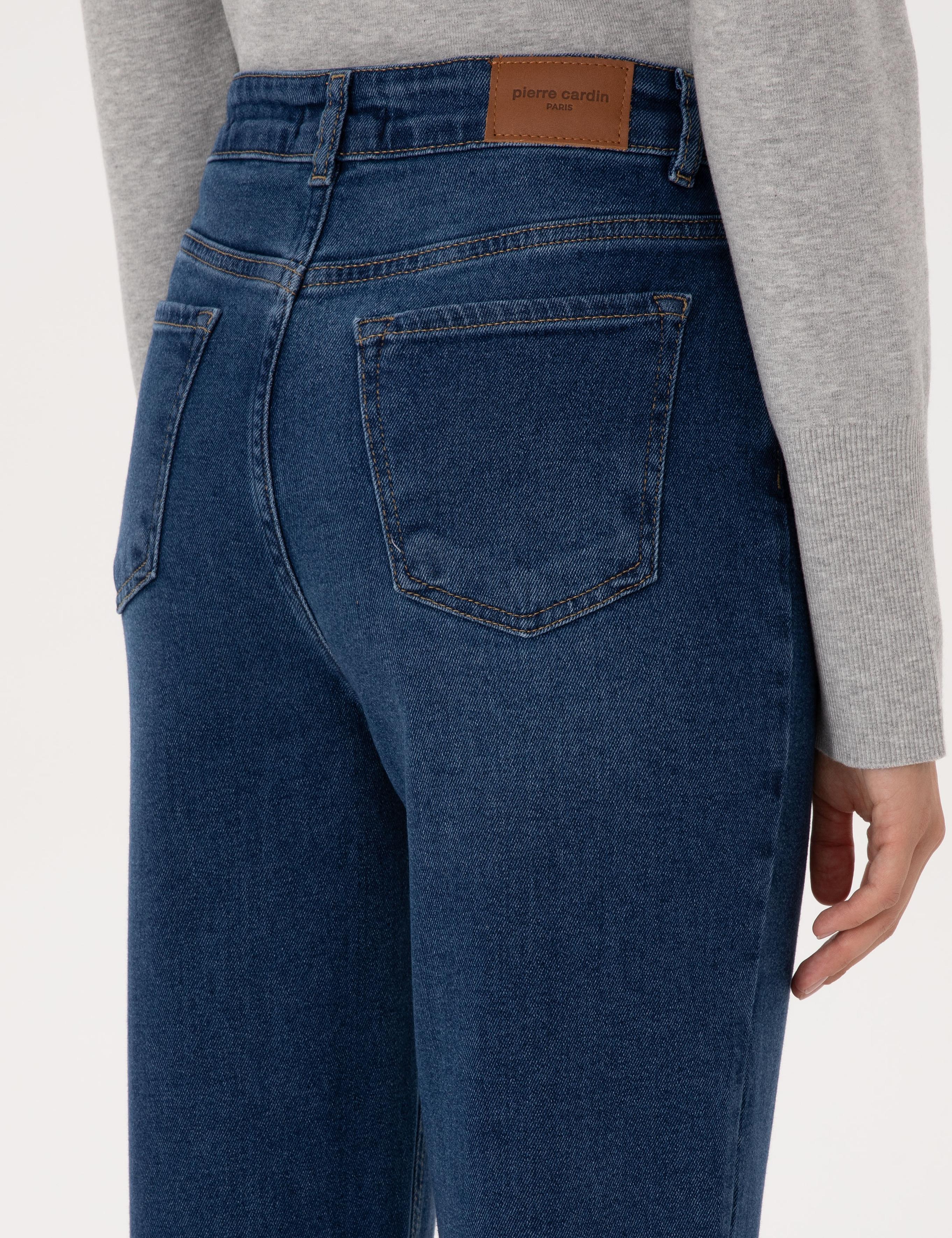 Açık Mavi Mom High Waist Fit Jean Pantolon